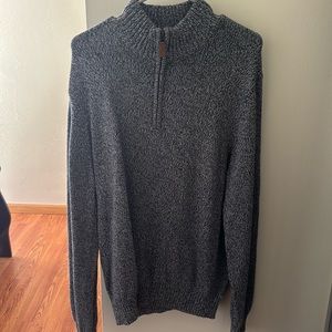 Grey Quarter Zip Sweater